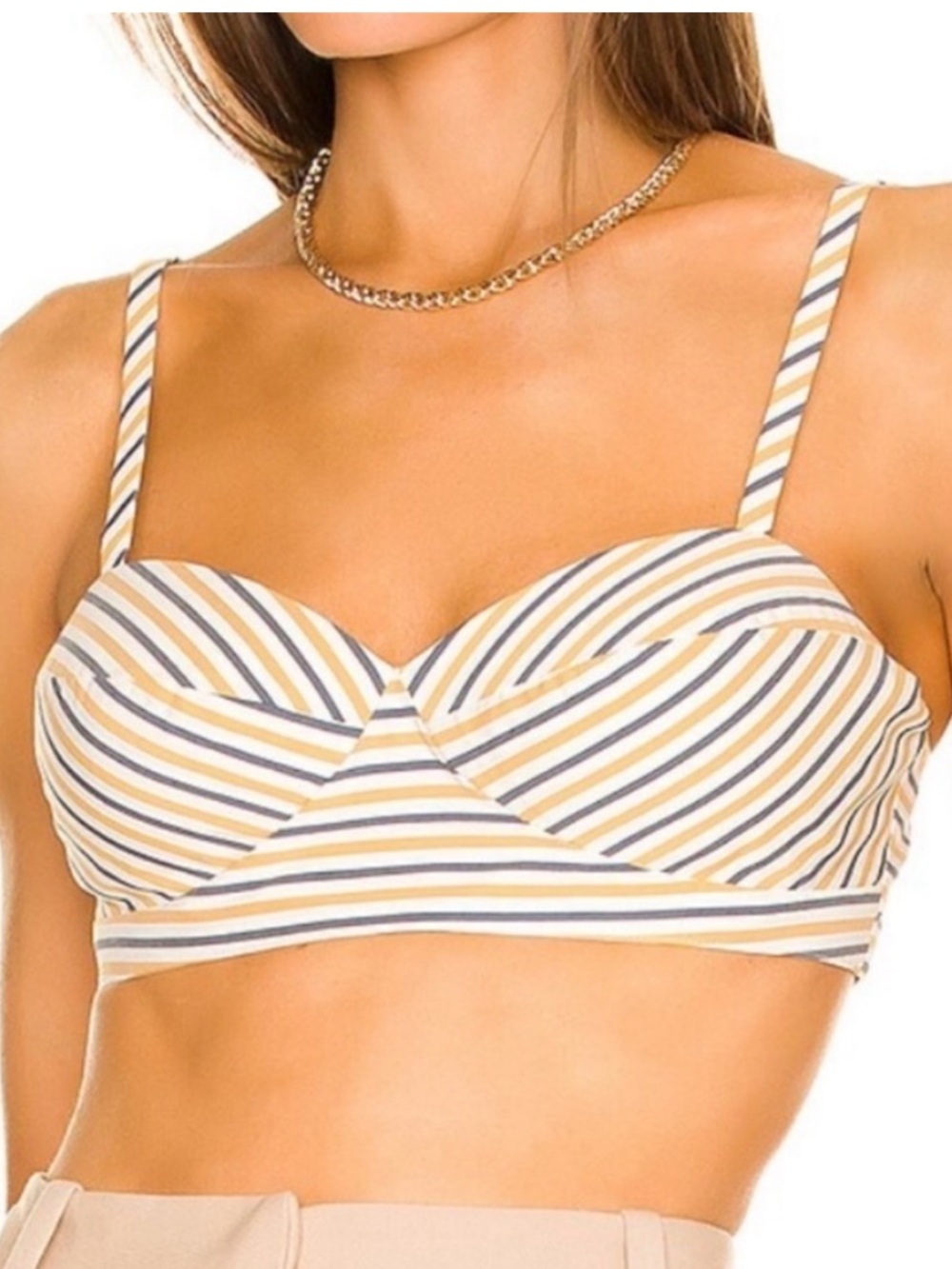 NWT Favorite Daughter Ex Boyfriend Bra Top Size S